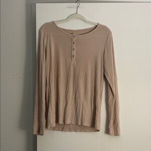 Tommy John Pink Henley Top